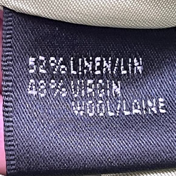 Lafayette 148 Women's Green Linen Wool Blazer - Size 10 - Picture 4 of 8